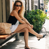 Giza Slingback Black Patent