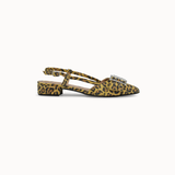 Giza Slingback Leopard