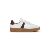 SALMA White & Brown fish leather